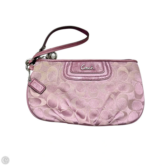 Wristlet Designer By Coach, Size: Medium