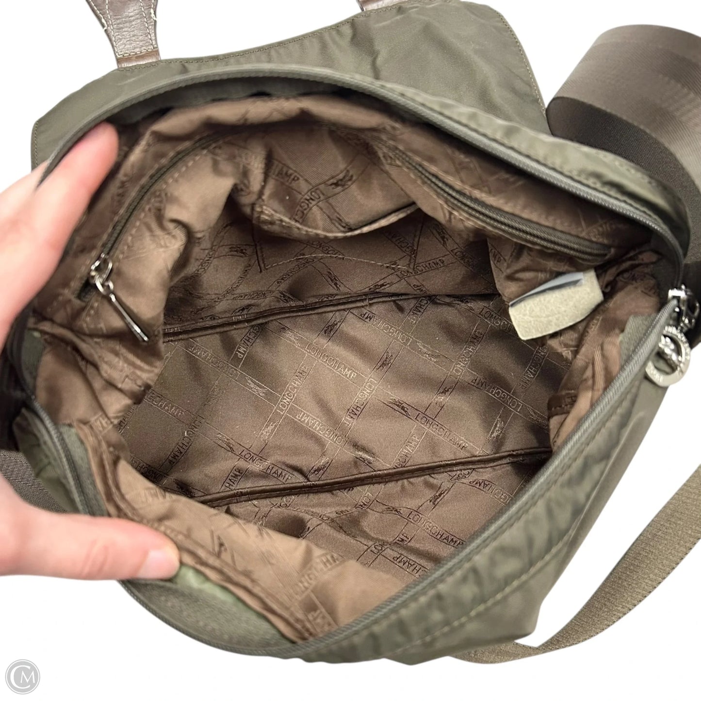 Crossbody Designer By Longchamp, Size: Medium