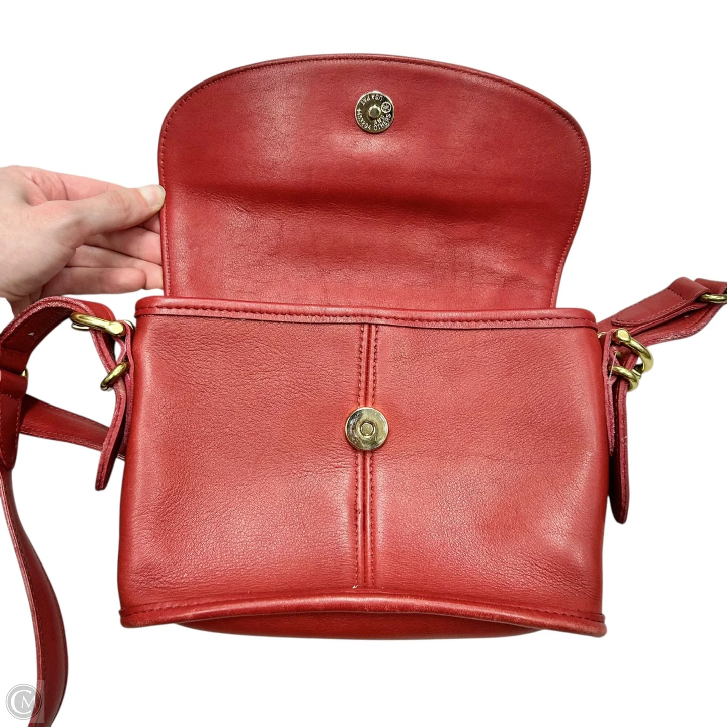 Crossbody Designer By Coach, Size: Small