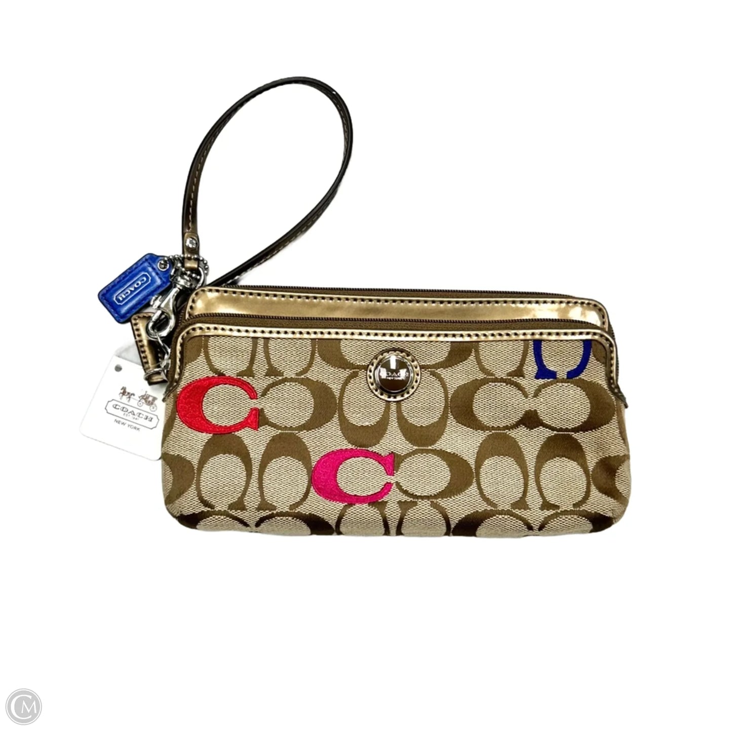 Wristlet Designer By Coach, Size: Medium