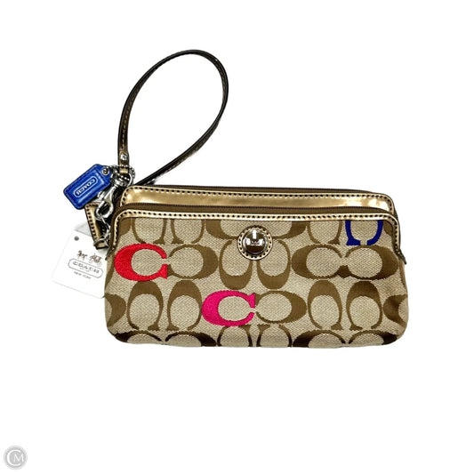 Wristlet Designer By Coach, Size: Medium