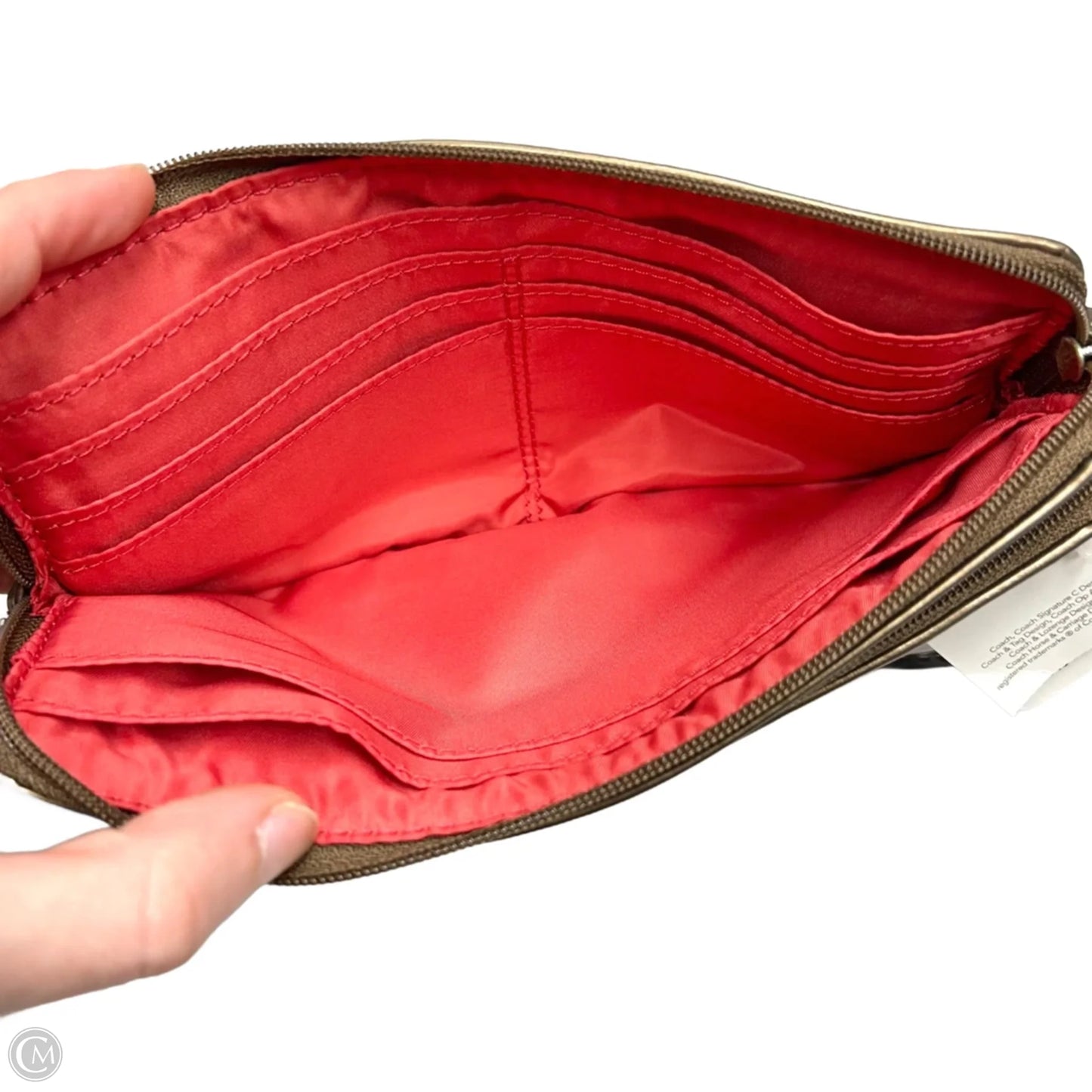 Wristlet Designer By Coach, Size: Medium