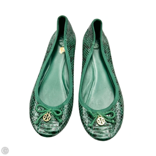 Shoes Designer By Tory Burch In Green, Size: 7.5