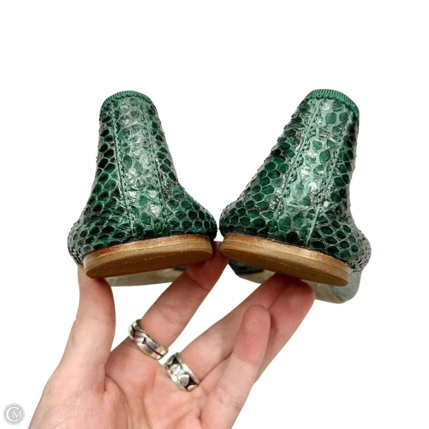 Shoes Designer By Tory Burch In Green, Size: 7.5