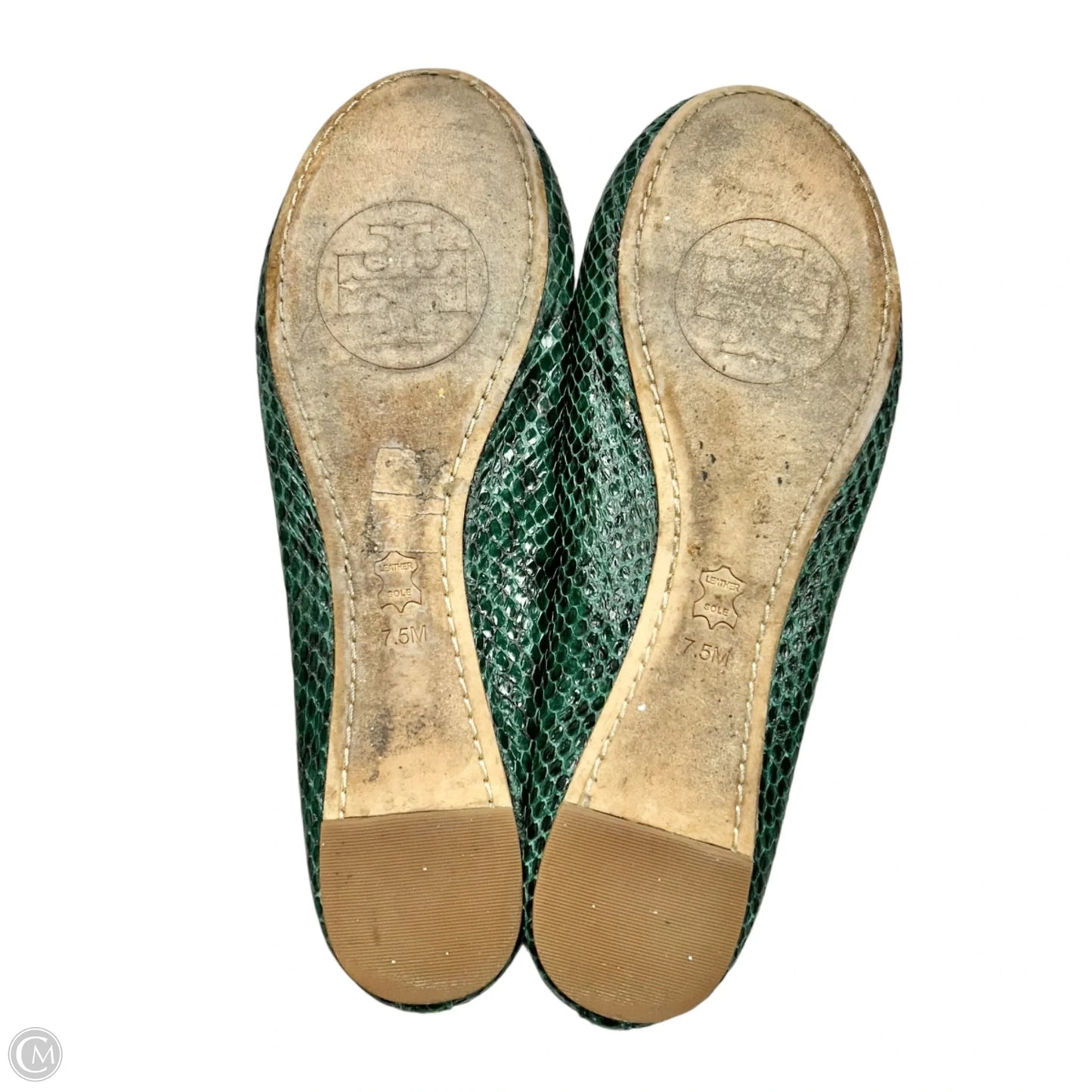 Shoes Designer By Tory Burch In Green, Size: 7.5