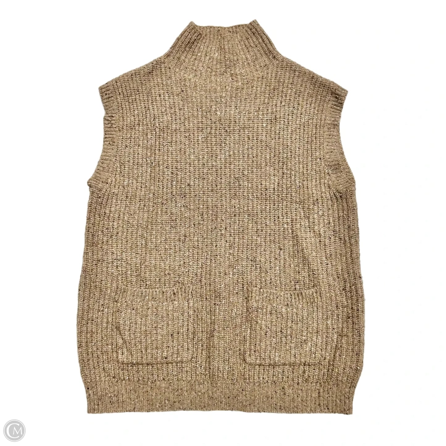 Vest Sweater By Polo Ralph Lauren In Tan, Size: Xl