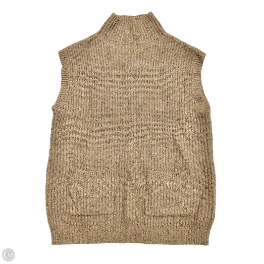 Vest Sweater By Polo Ralph Lauren In Tan, Size: Xl