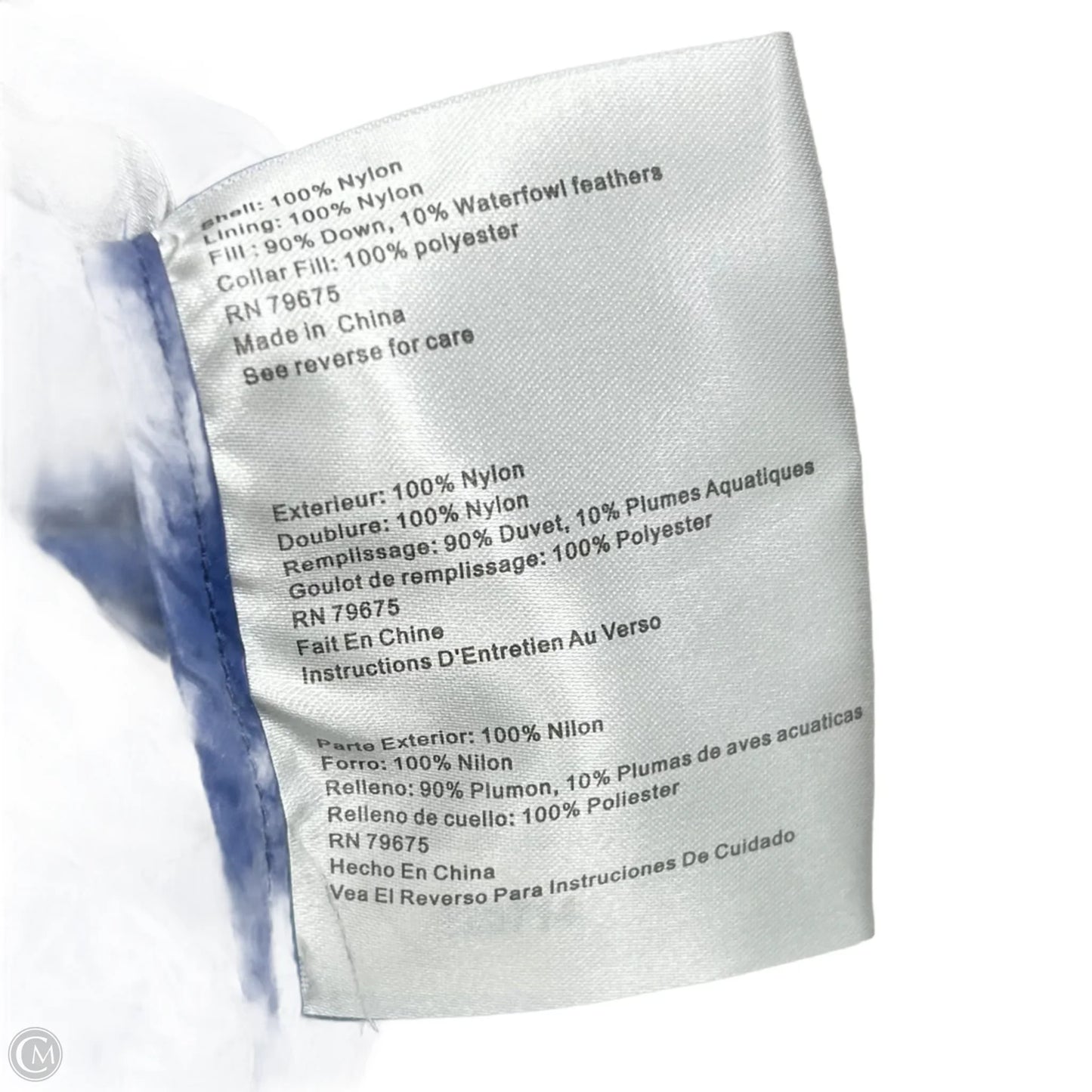 Coat Puffer & Quilted By Michael By Michael Kors In Blue, Size: M