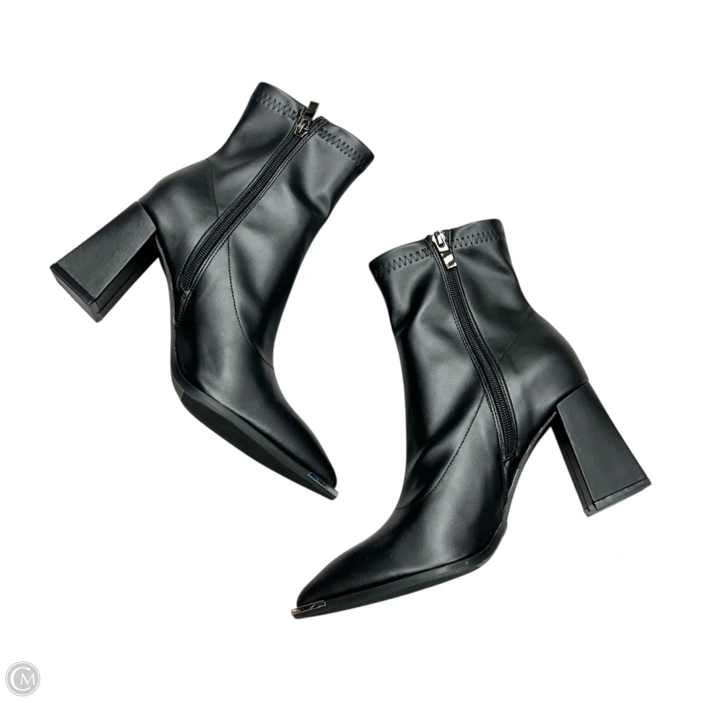 Boots Ankle Heels By Daisiq In Black, Size: 8.5