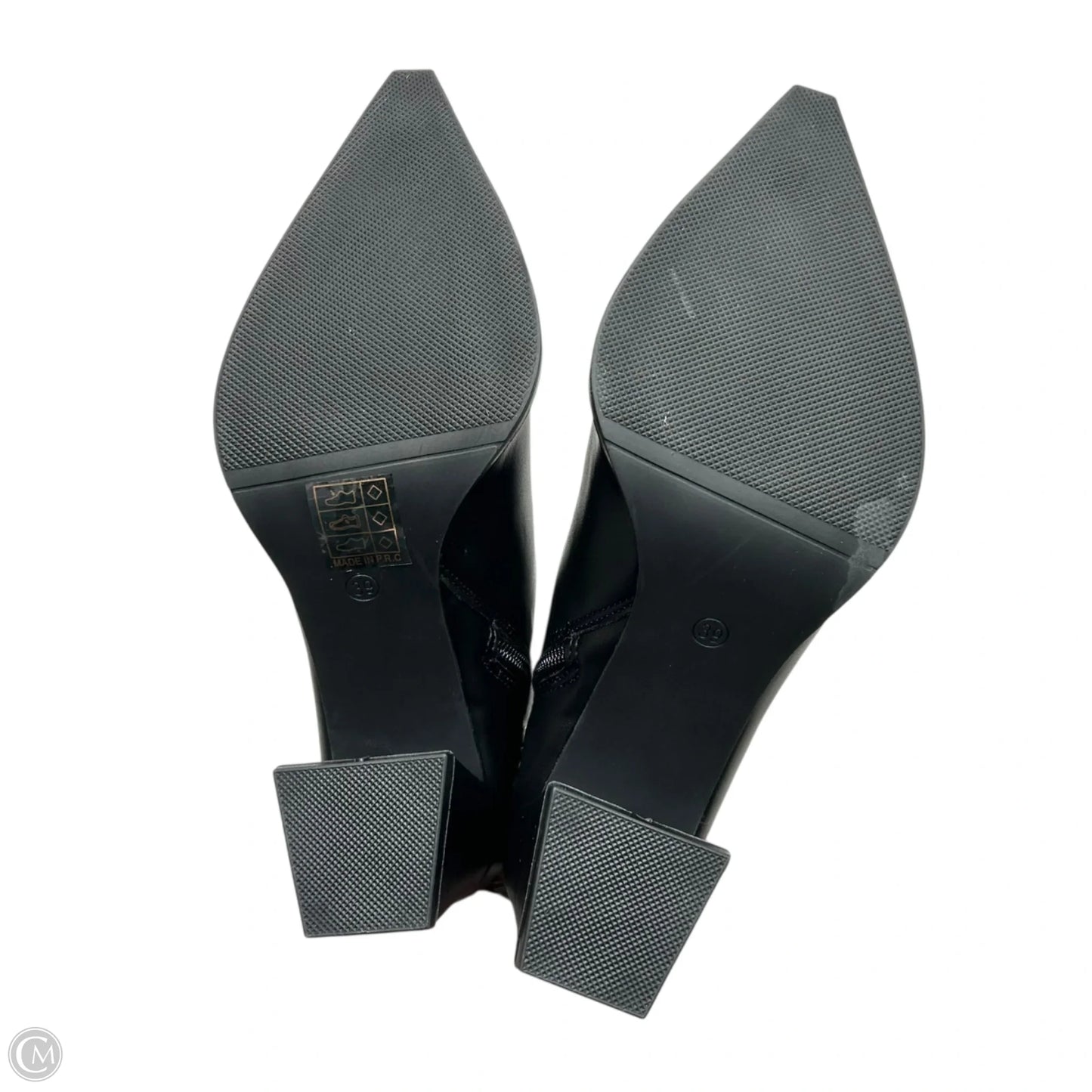 Boots Ankle Heels By Daisiq In Black, Size: 8.5