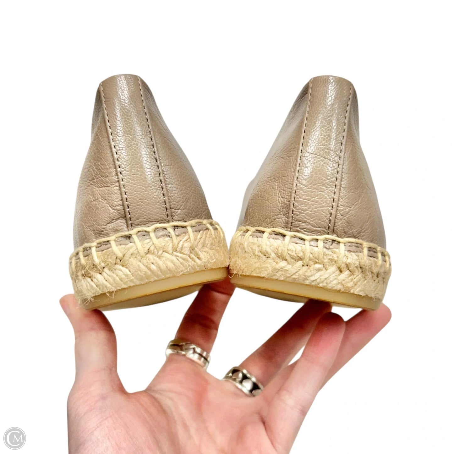 Shoes Designer By Tory Burch In Taupe, Size: 9.5