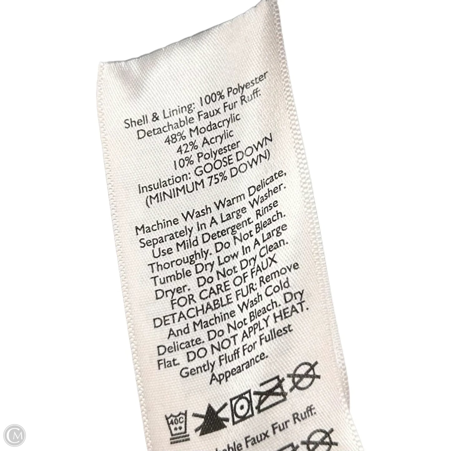 Coat Puffer & Quilted By Eddie Bauer In Grey, Size: M