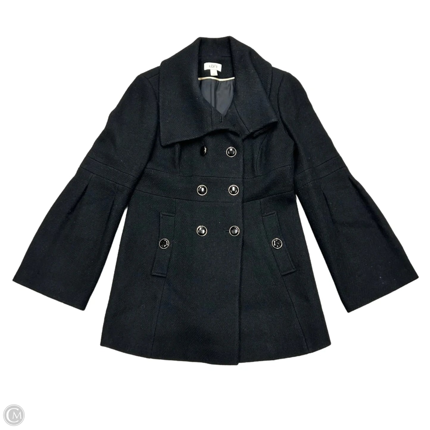 Coat Other By Loft In Black, Size: S