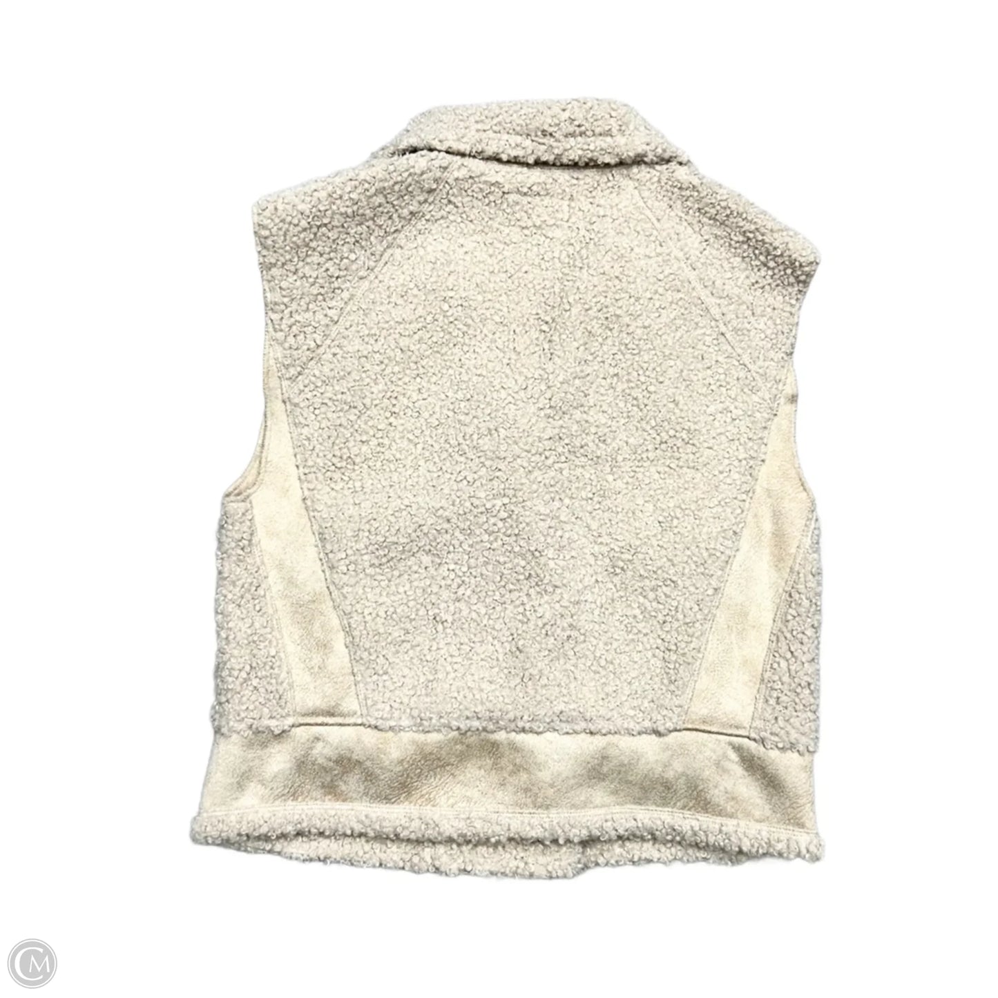 Vest Faux Fur & Sherpa By Tribal In Cream, Size: S