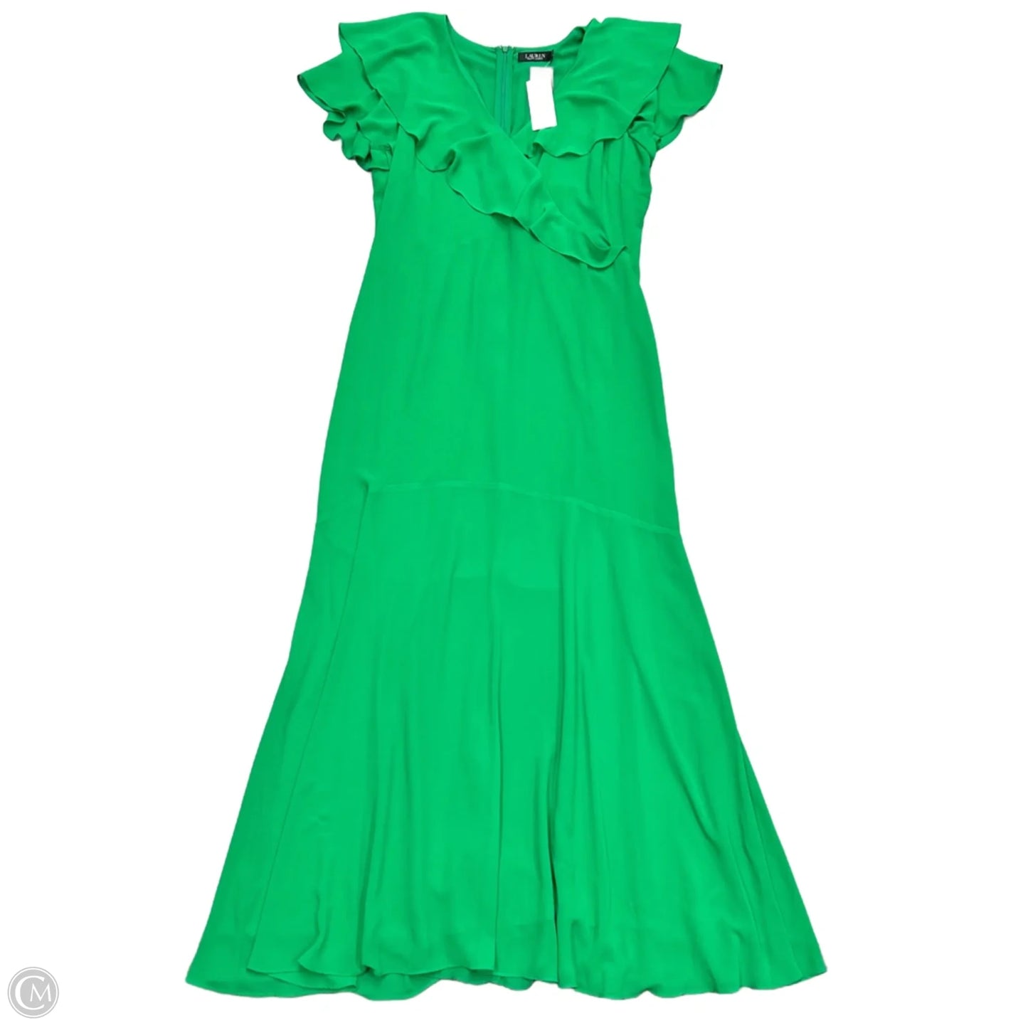Dress Casual Maxi By Lauren By Ralph Lauren In Green, Size: Xl
