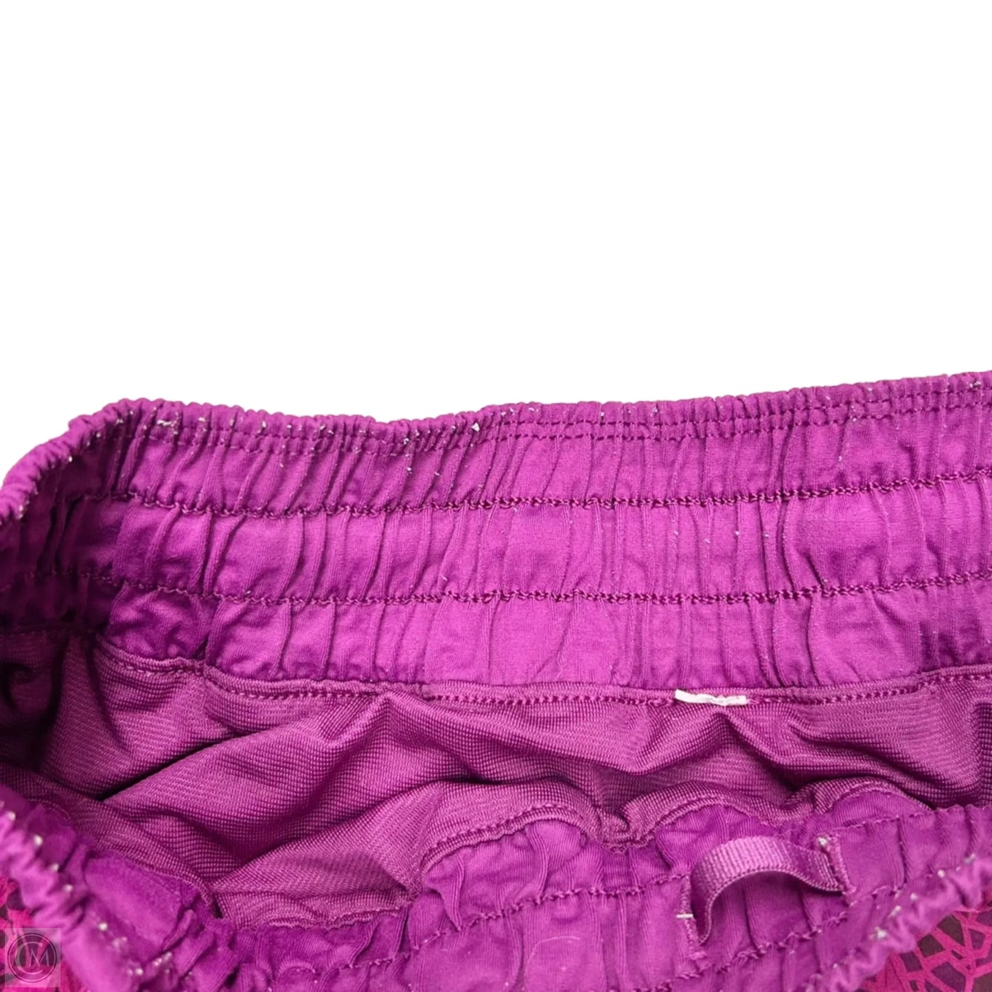Athletic Shorts By Lululemon In Pink & Purple, Size: M
