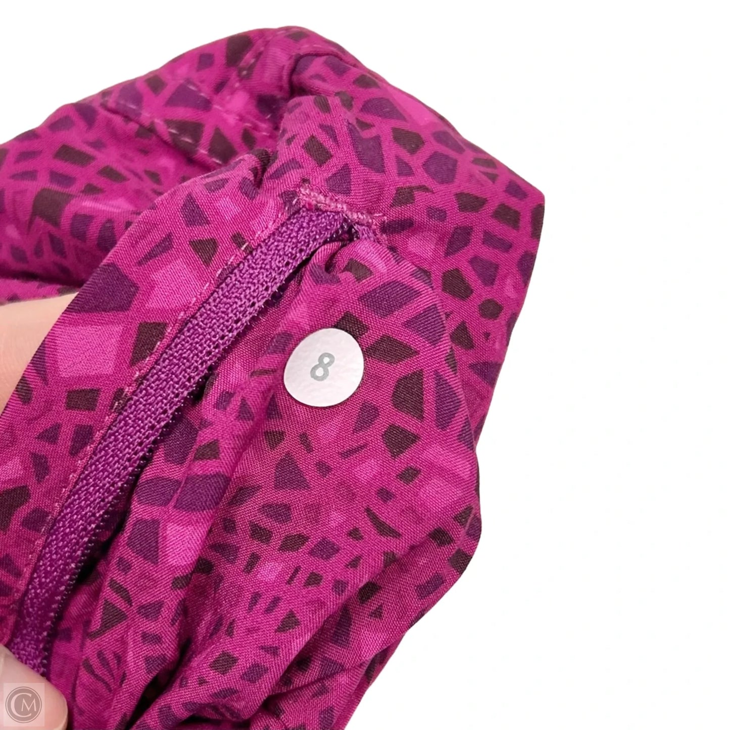 Athletic Shorts By Lululemon In Pink & Purple, Size: M