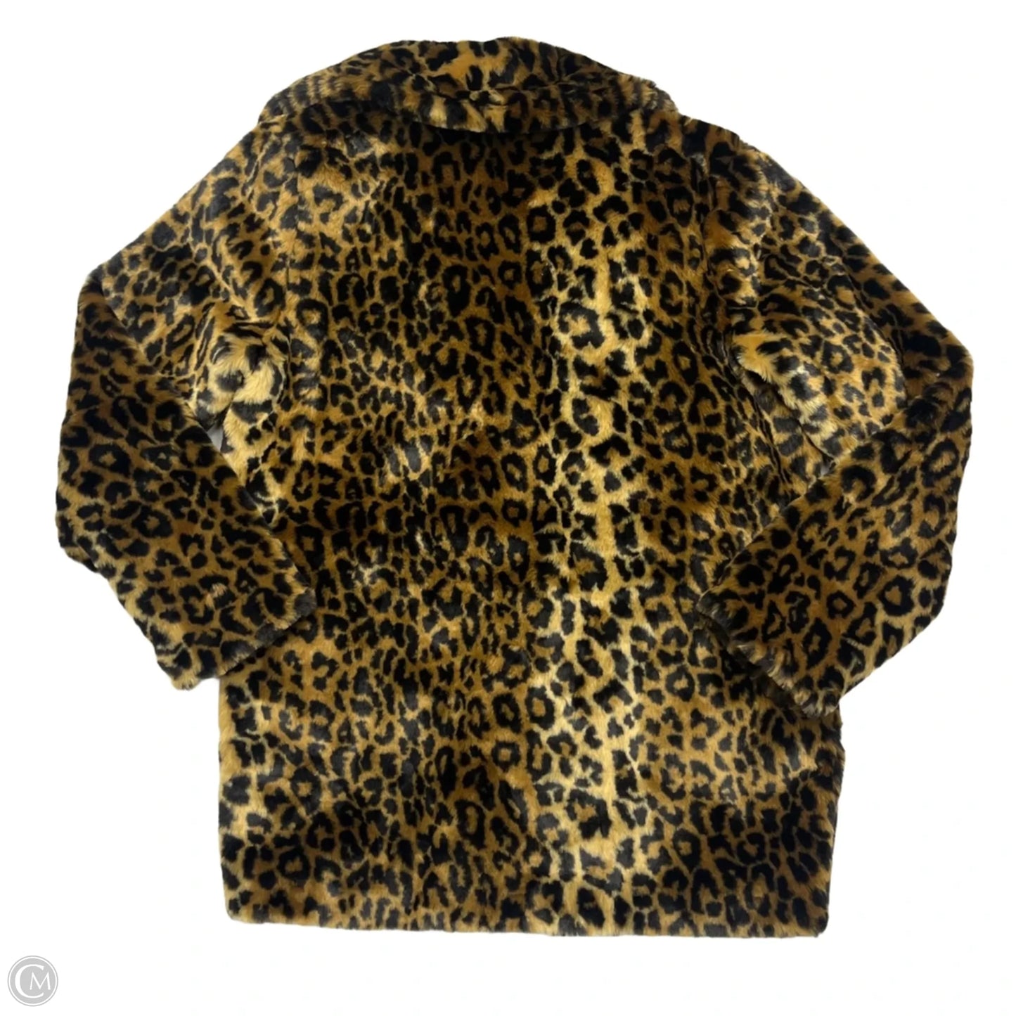 Coat Faux Fur & Sherpa By Boohoo Boutique In Animal Print, Size: M