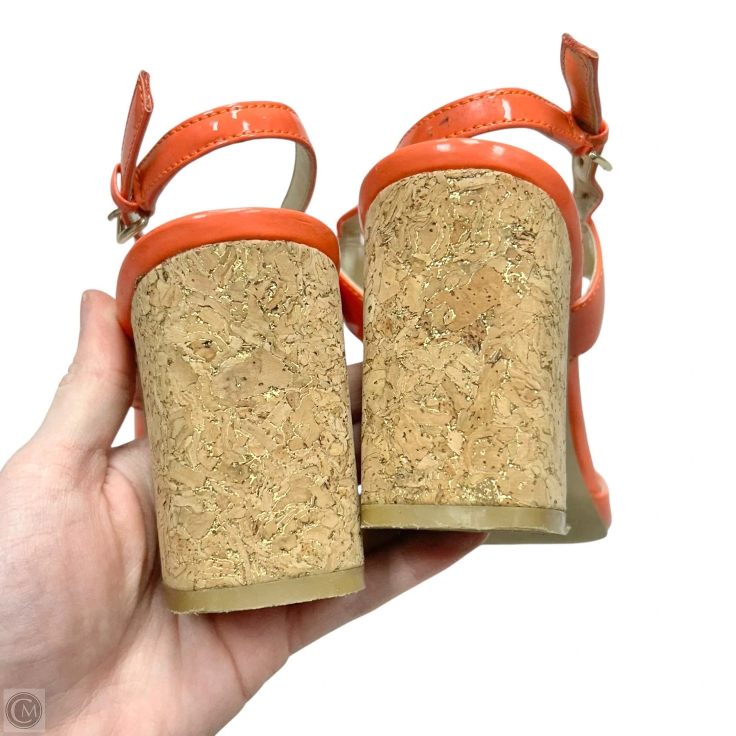 Shoes Heels Block By Anne Klein In Orange, Size: 8.5