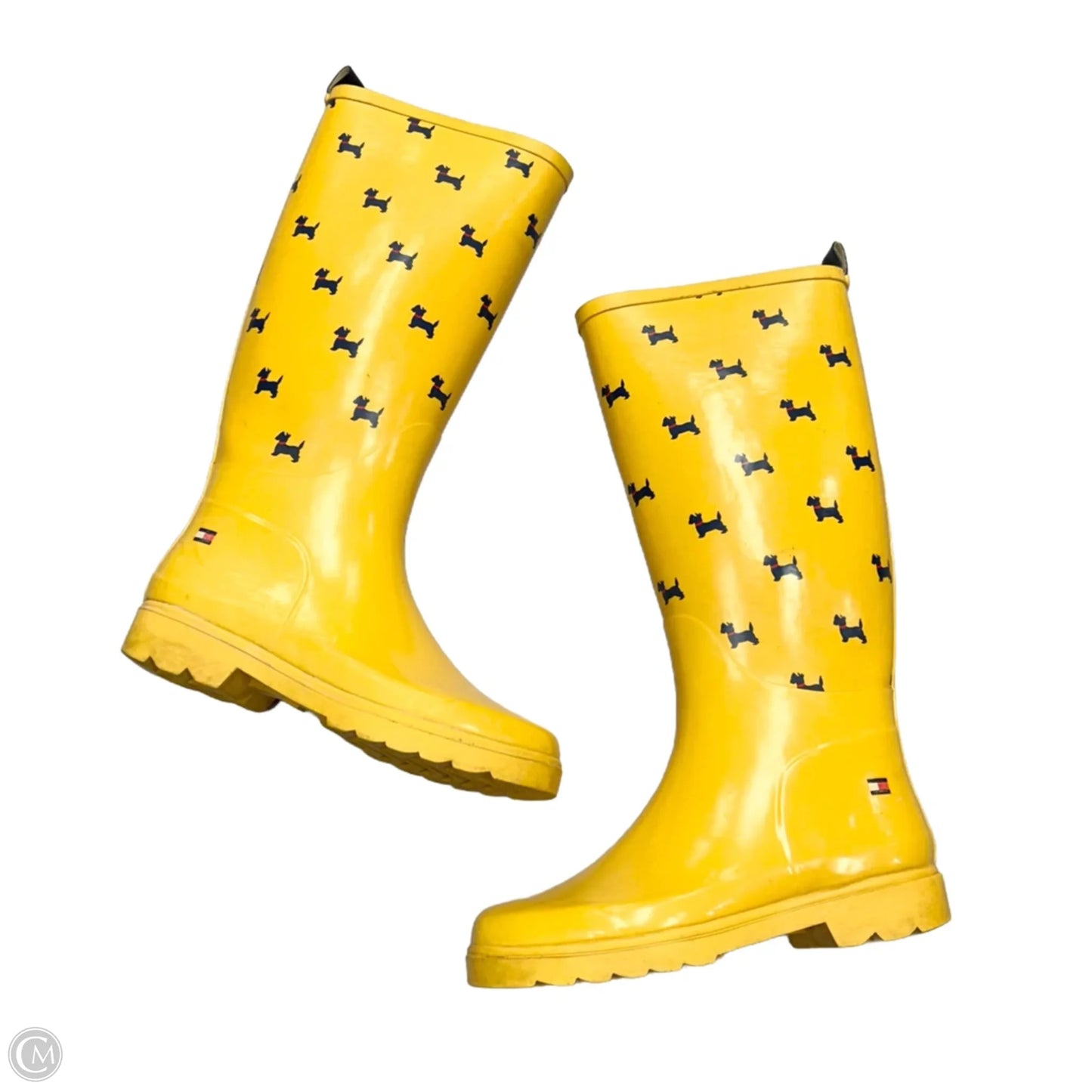 Boots Rain By Tommy Hilfiger In Yellow, Size: 7