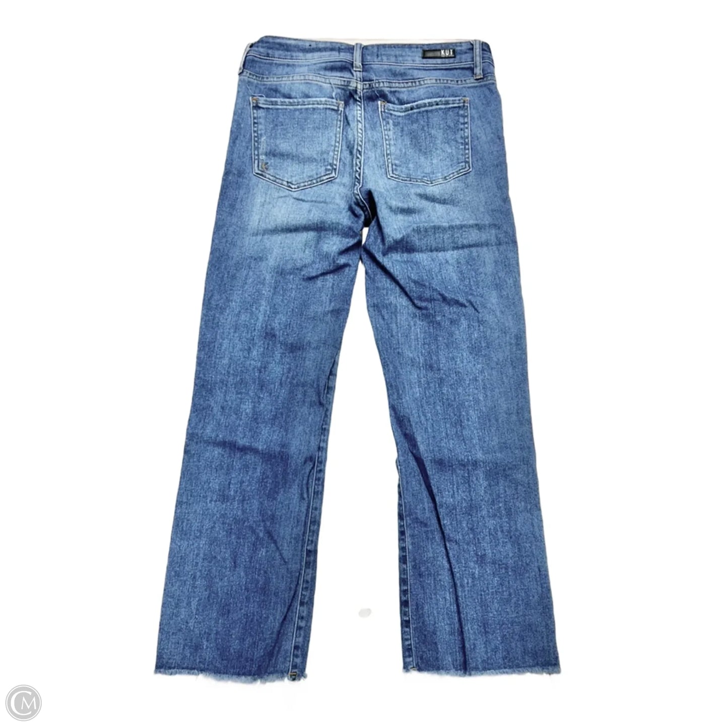 Jeans Flared By Kut In Blue Denim, Size: 0