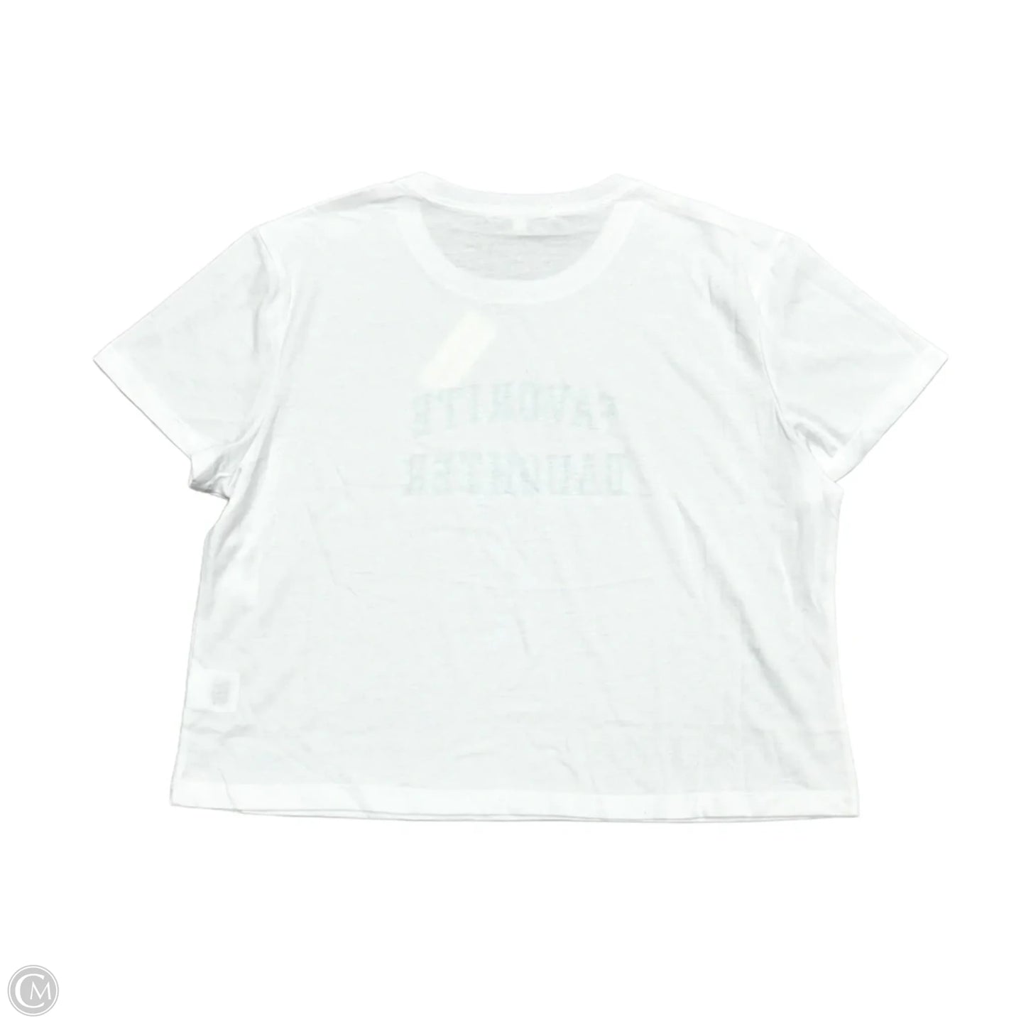 Top Short Sleeve By Favorite Daughter In White, Size: L