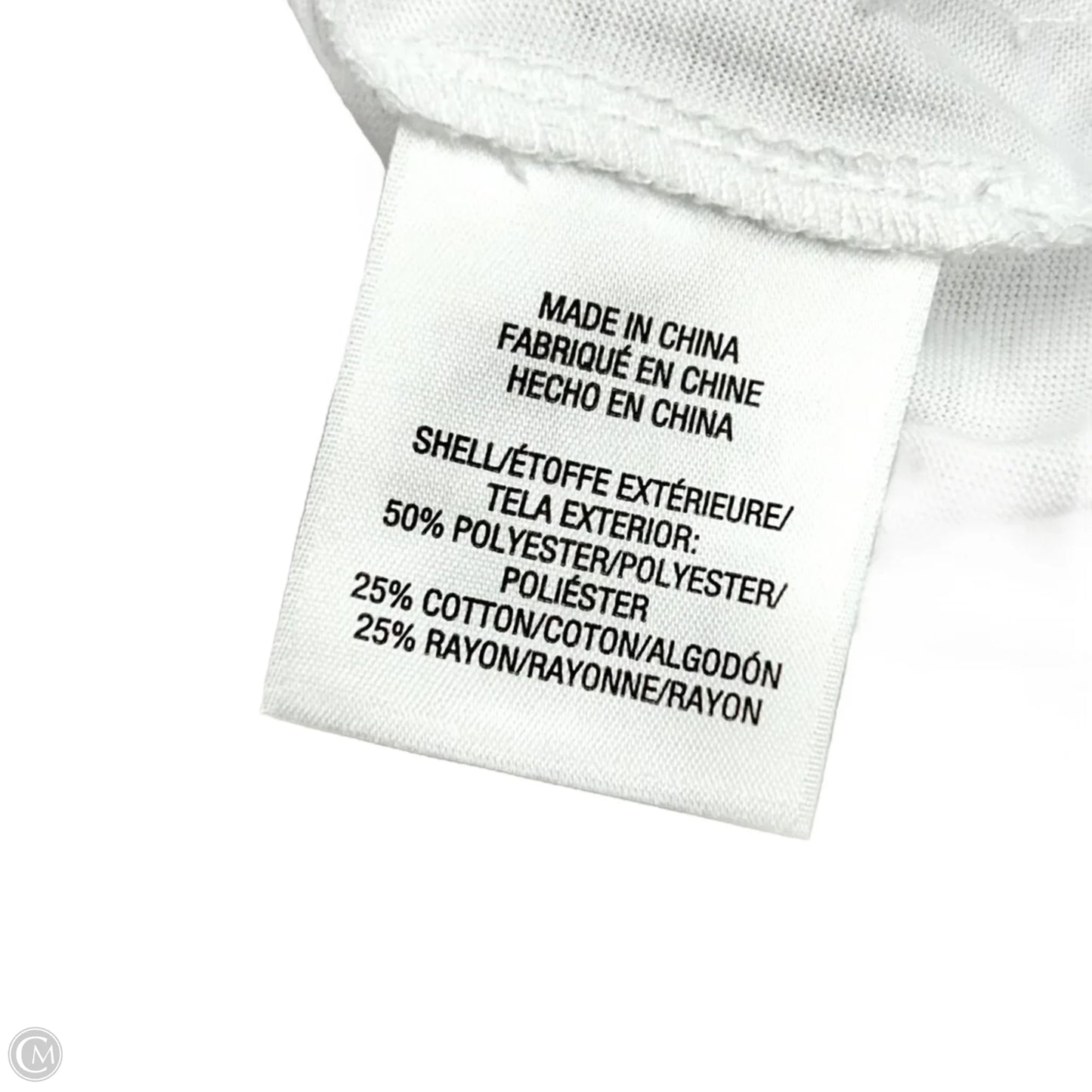 Top Short Sleeve By Favorite Daughter In White, Size: L