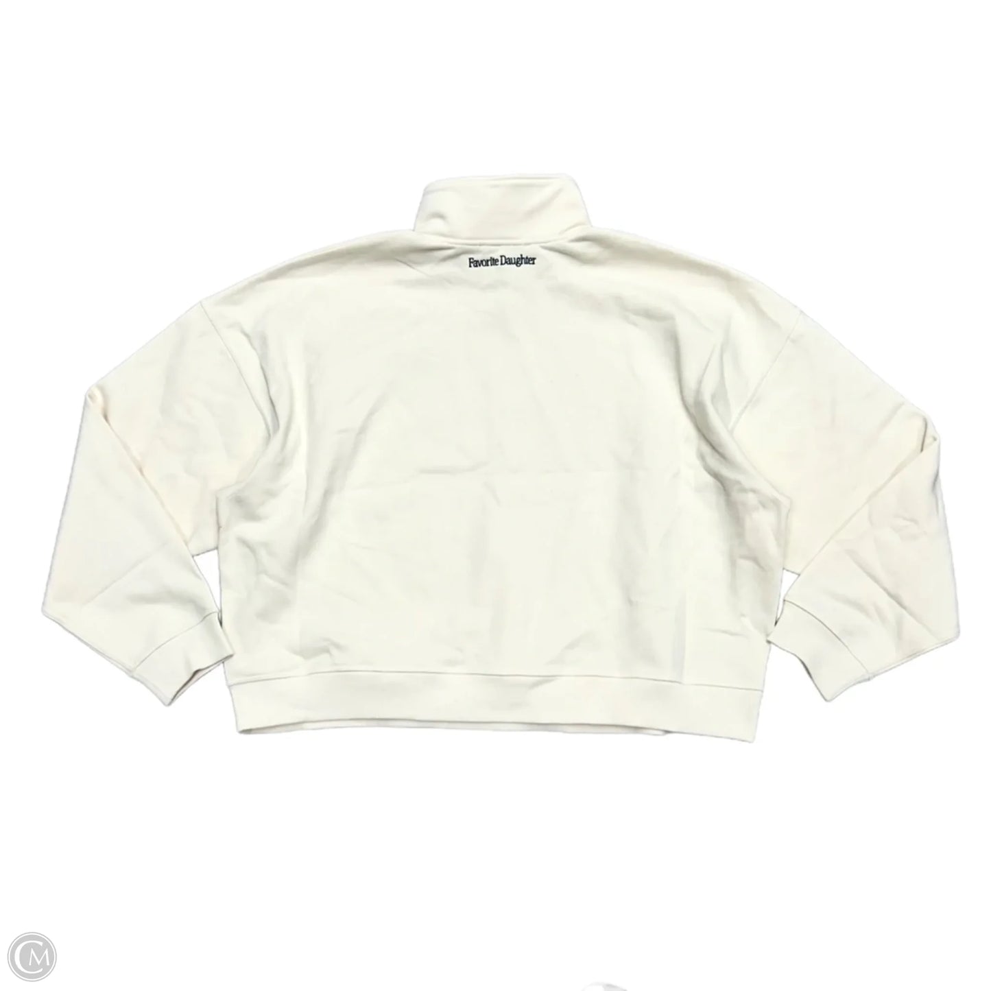 Sweatshirt Collar By Favorite Daughter In Cream, Size: L