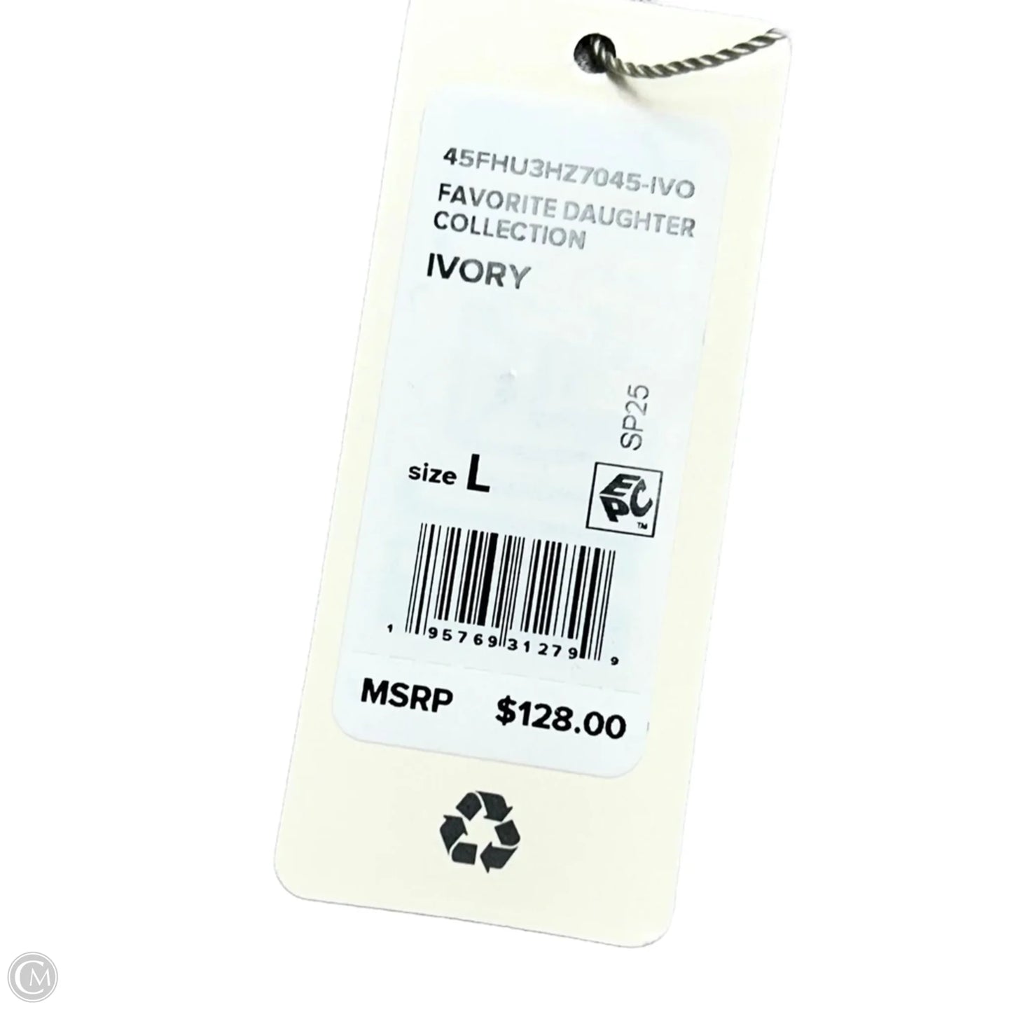 Sweatshirt Collar By Favorite Daughter In Cream, Size: L