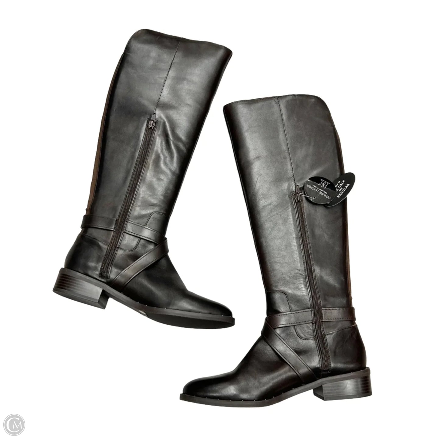 Boots Knee Flats By International Concepts In Brown, Size: 10