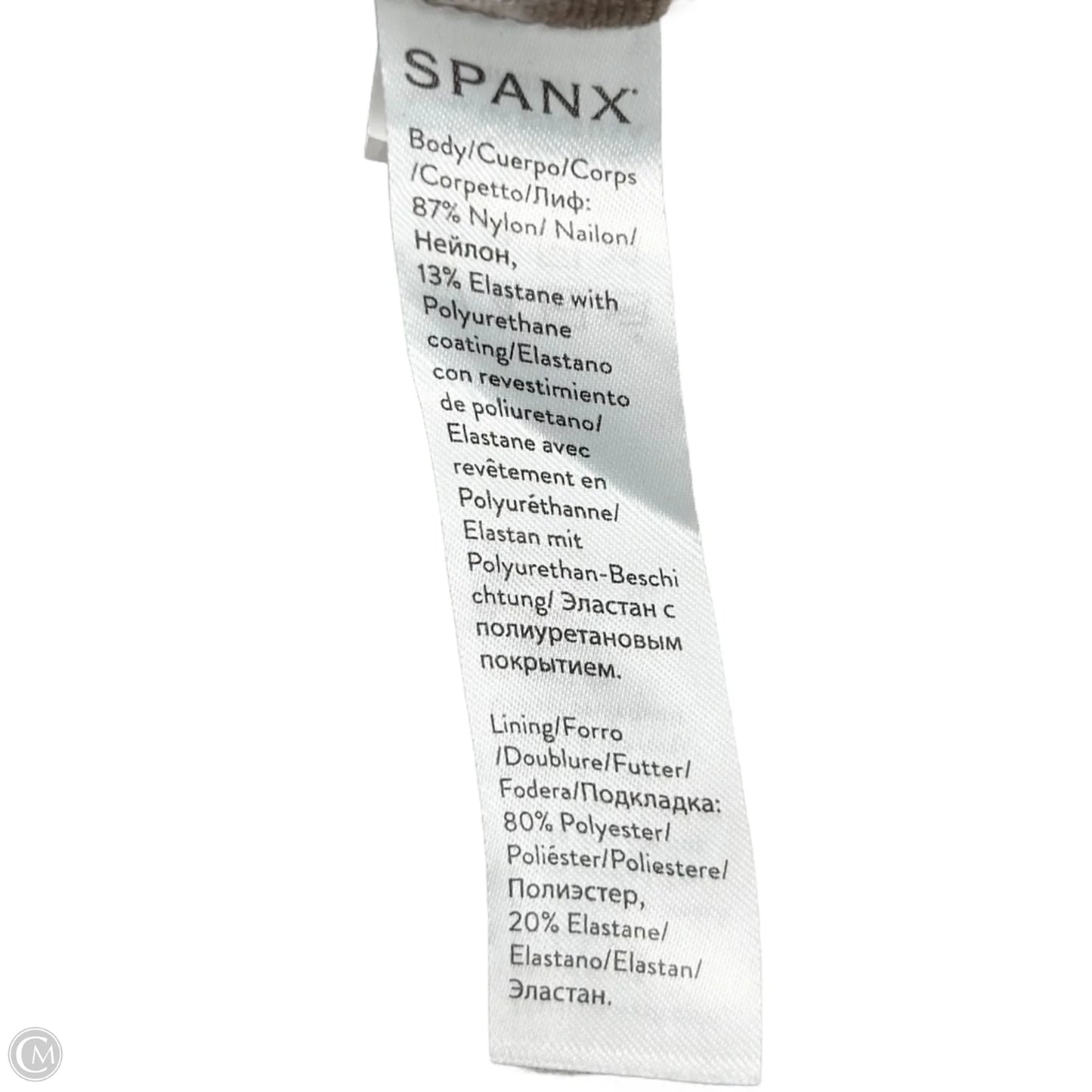 Athletic Leggings By Spanx In Brown, Size: M