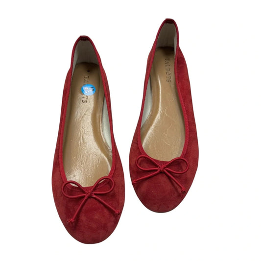Shoes Flats By Talbots In Red, Size: 8.5