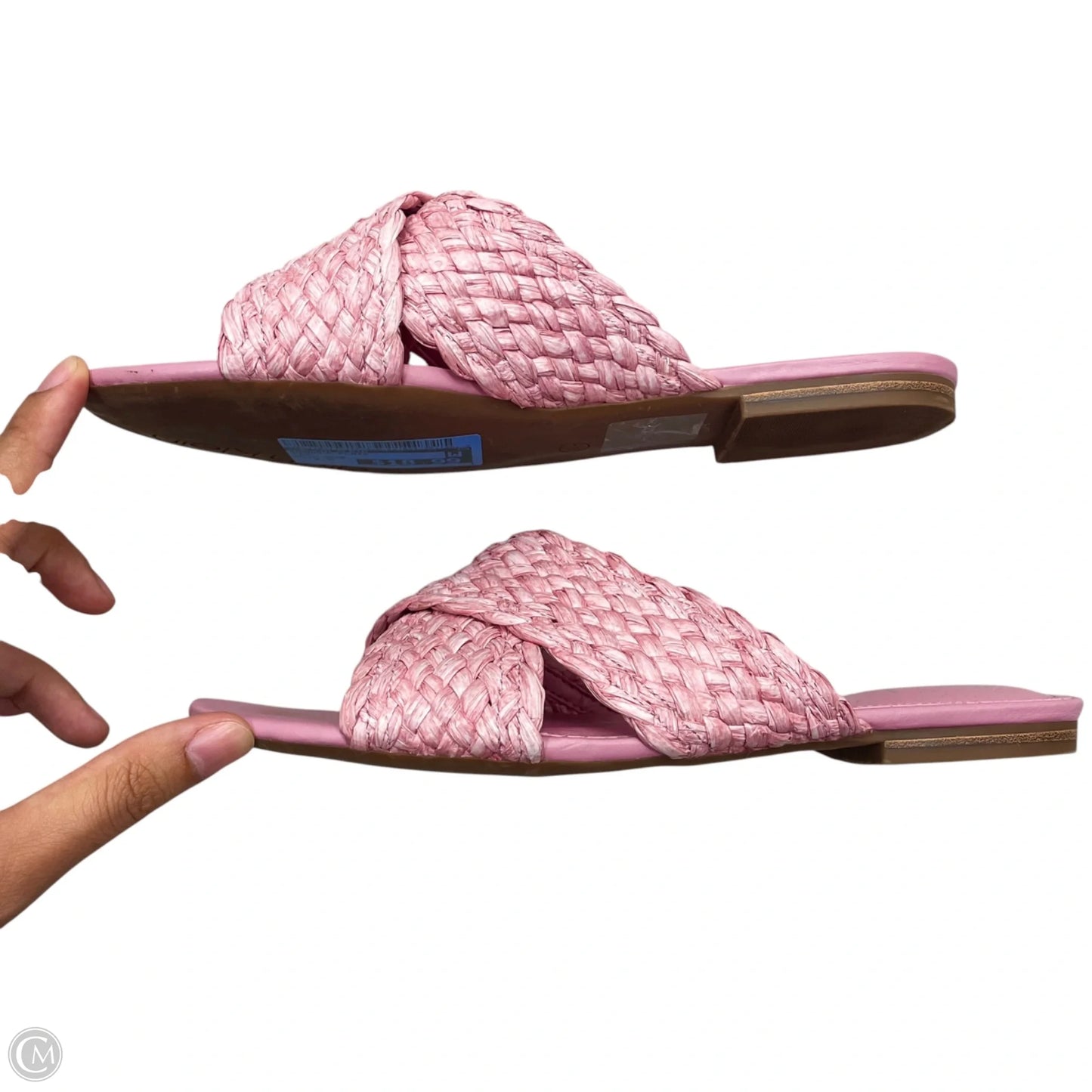 Sandals Flats By Calvin Klein In Pink, Size: 8.5