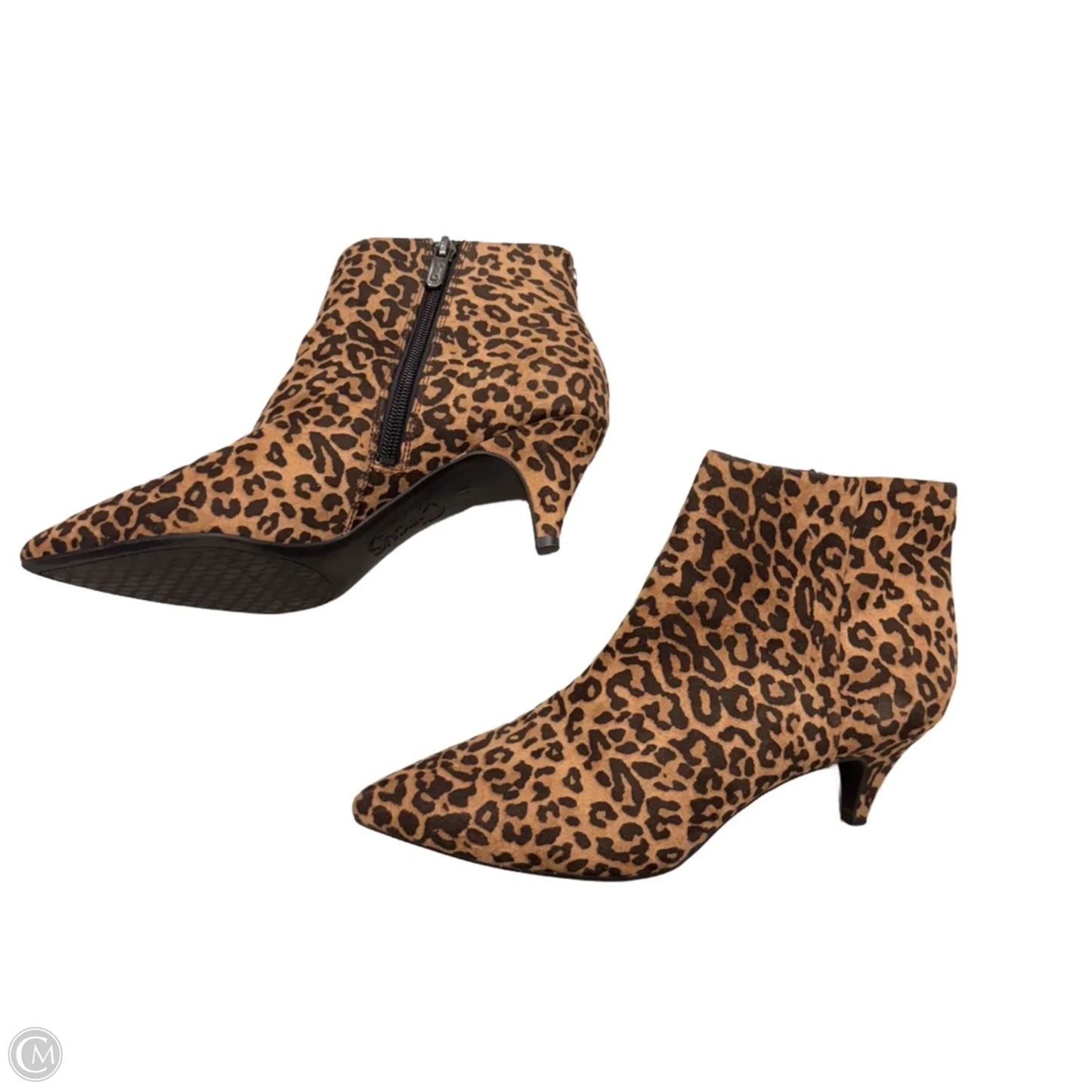 Boots Ankle Heels By Circus By Sam Edelman In Animal Print, Size: 7