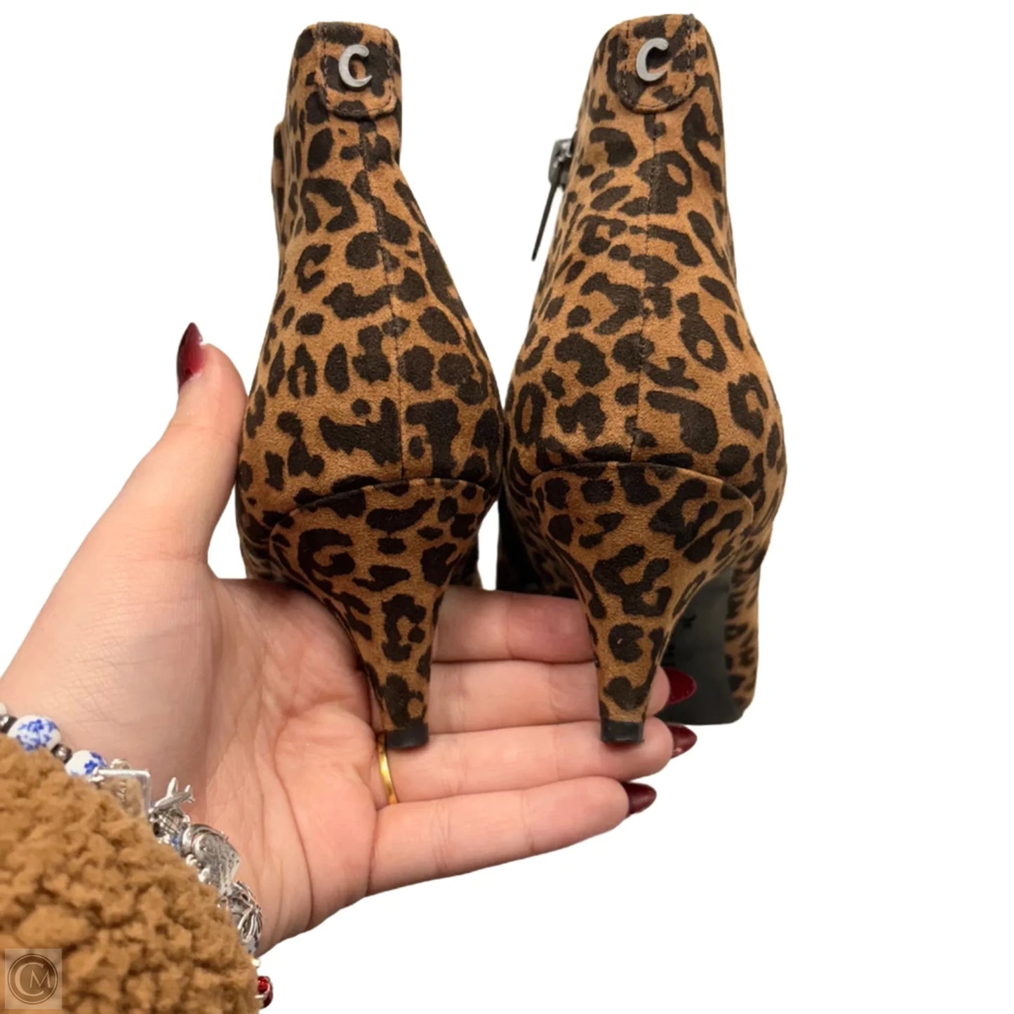Boots Ankle Heels By Circus By Sam Edelman In Animal Print, Size: 7
