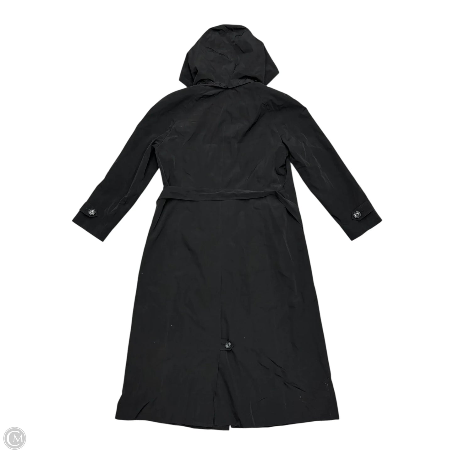 Coat Trench Coat By London Fog In Black, Size: L