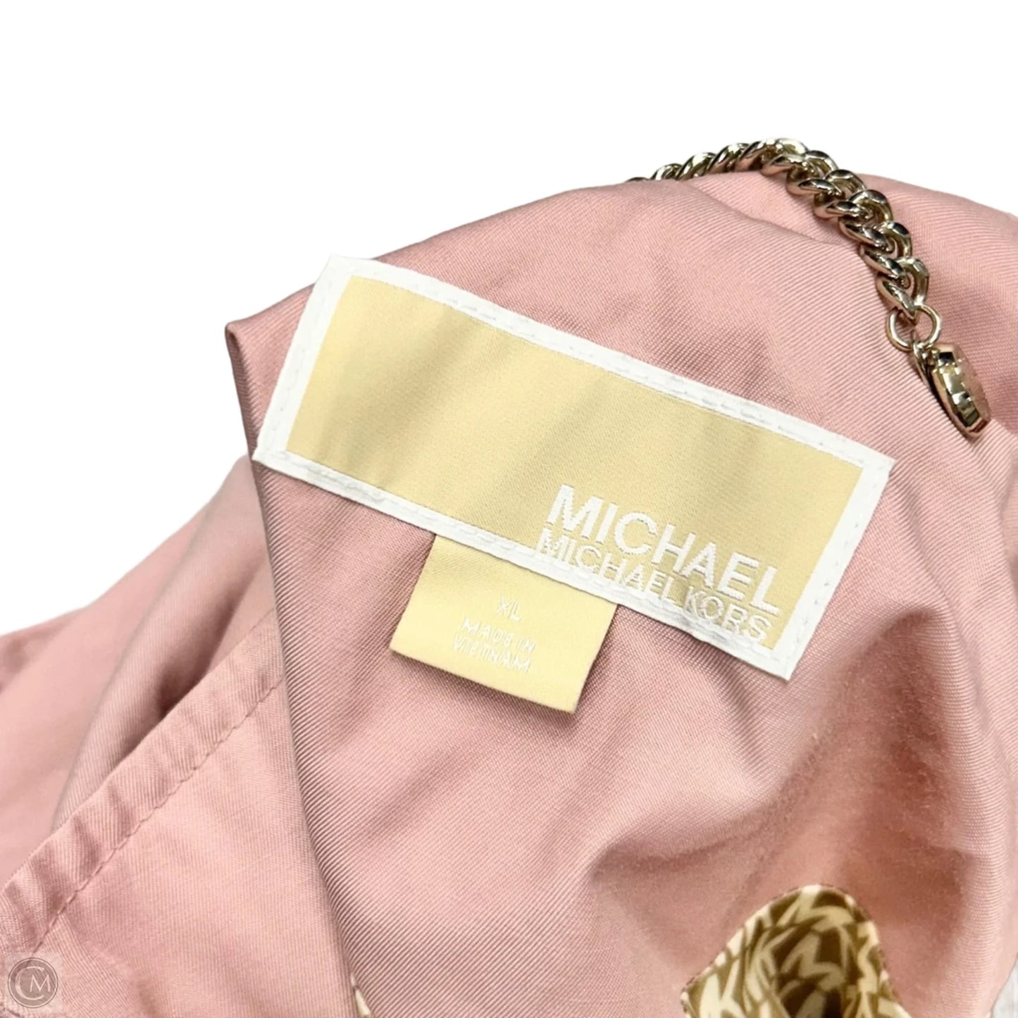 Coat Parka By Michael By Michael Kors In Pink, Size: L