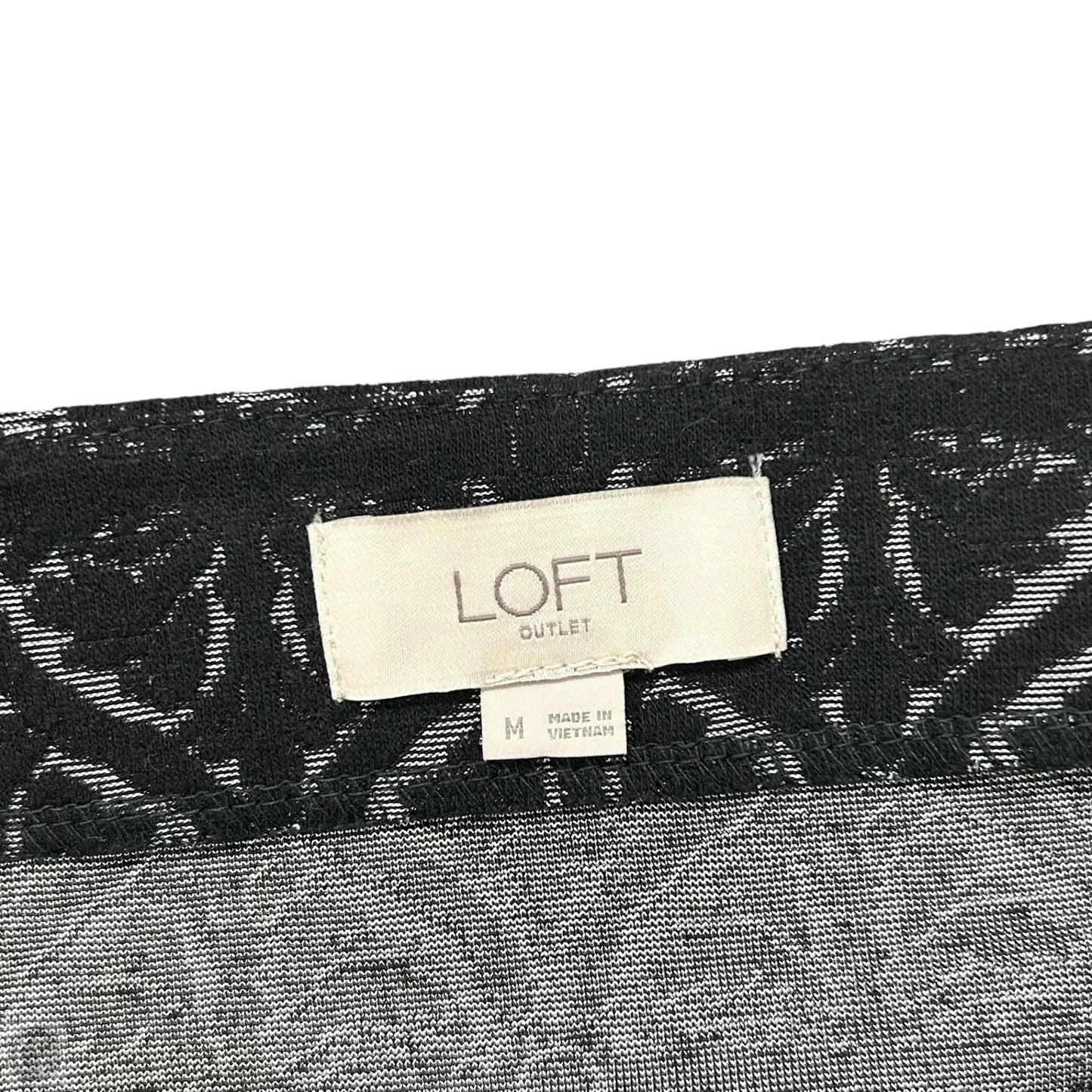 Skirt Midi By Loft In Black, Size: M