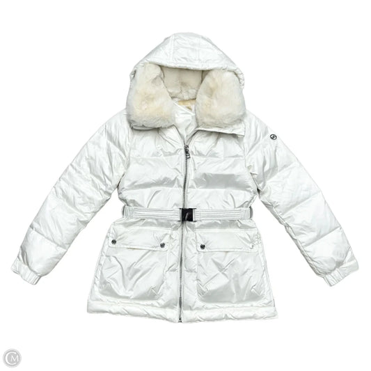 Coat Puffer & Quilted By Michael By Michael Kors In White, Size: M