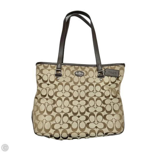 Tote Designer By Coach, Size: Medium