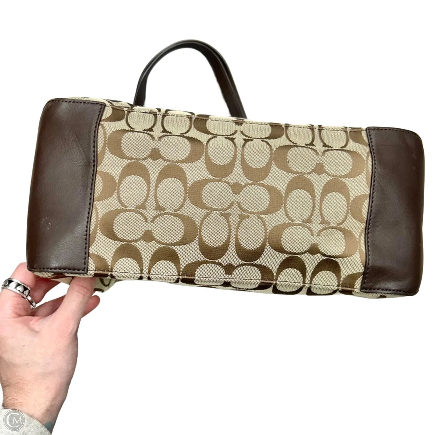 Tote Designer By Coach, Size: Medium