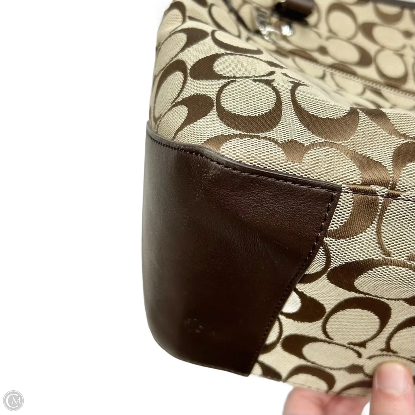 Tote Designer By Coach, Size: Medium