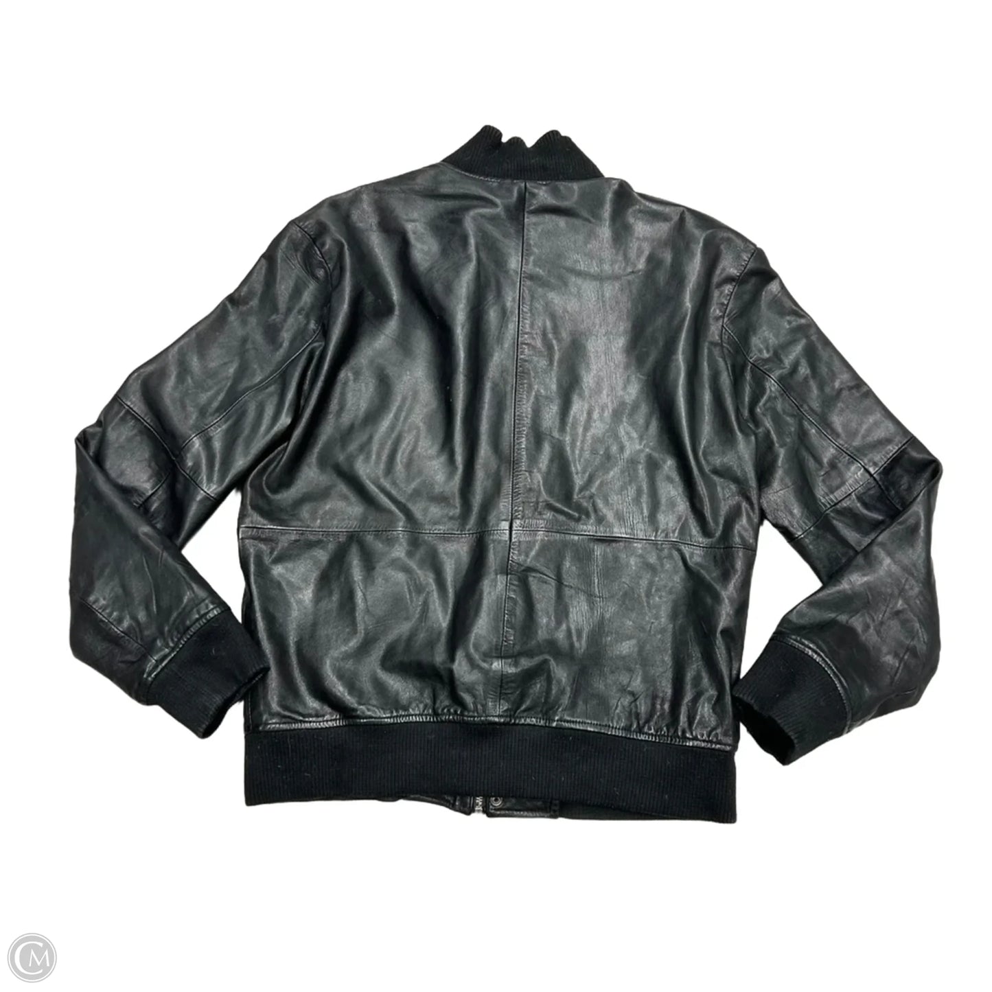 Jacket Leather By Express In Black, Size: M