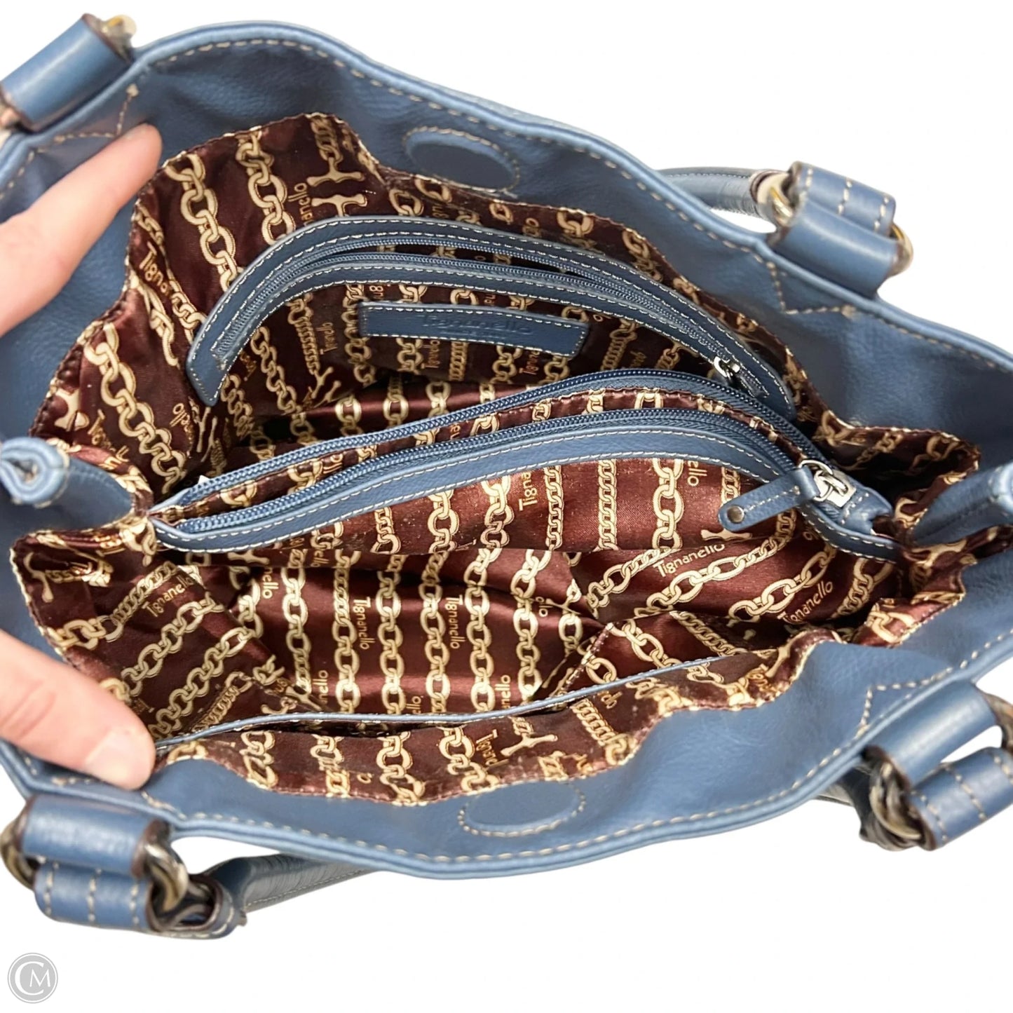 Handbag Leather By Tignanello  Purses, Size: Medium