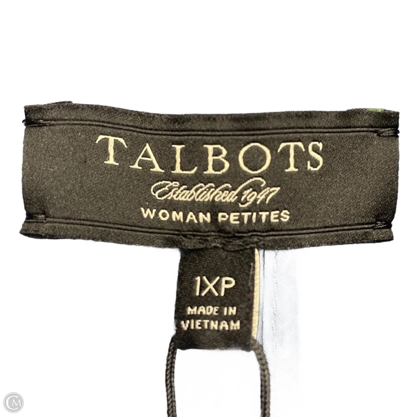 Vest Puffer & Quilted By Talbots In Blue, Size: 1x