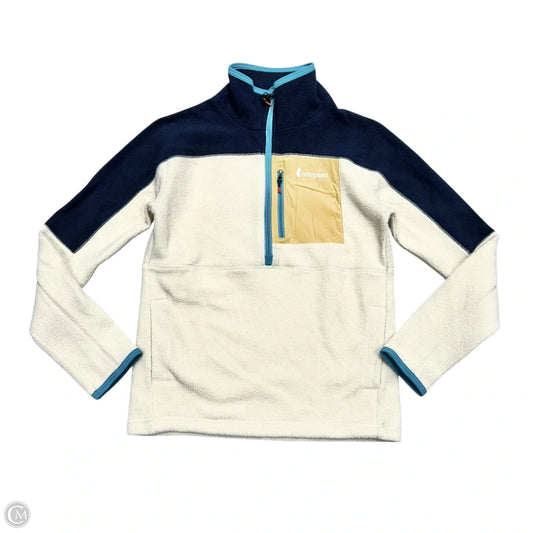 Jacket Faux Fur & Sherpa By Cotopaxi In Blue & Cream, Size: Xs