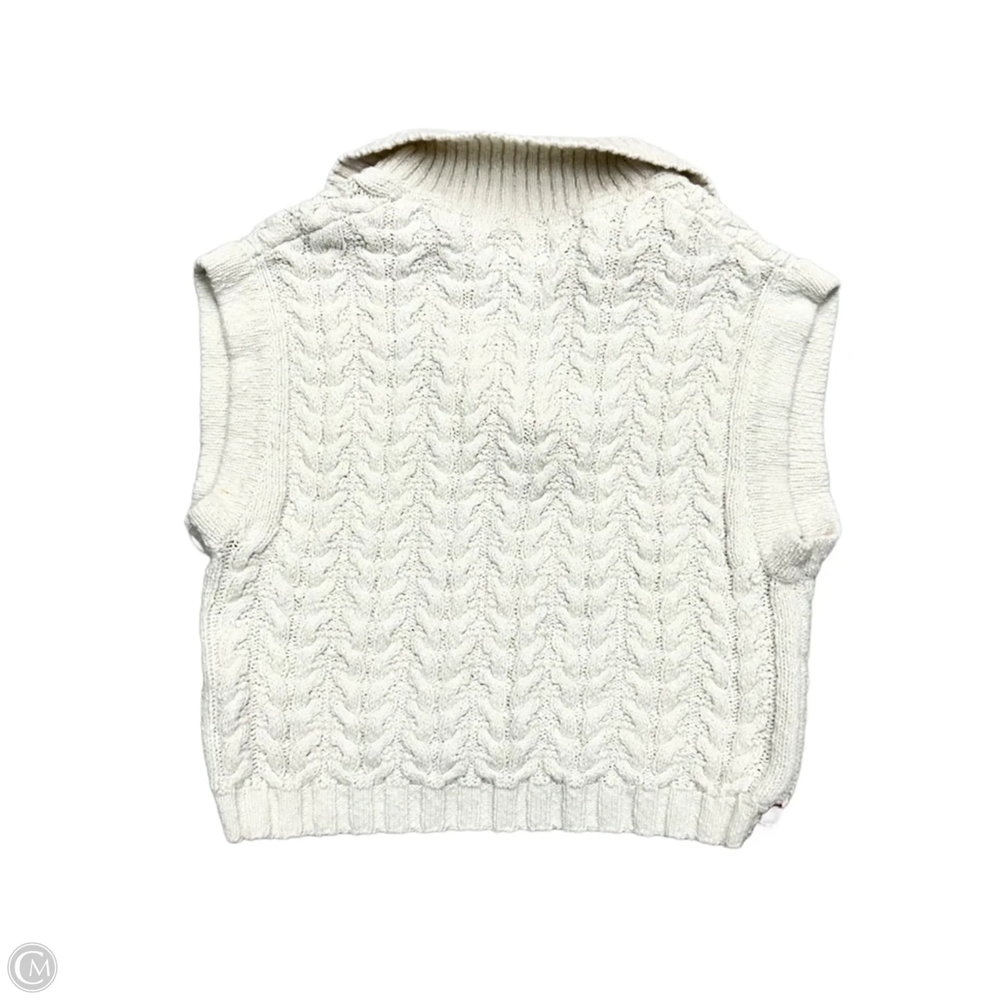 Vest Sweater By Maeve In White, Size: Xs