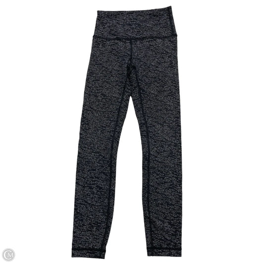 Athletic Leggings By Lululemon In Black & White, Size: Xs