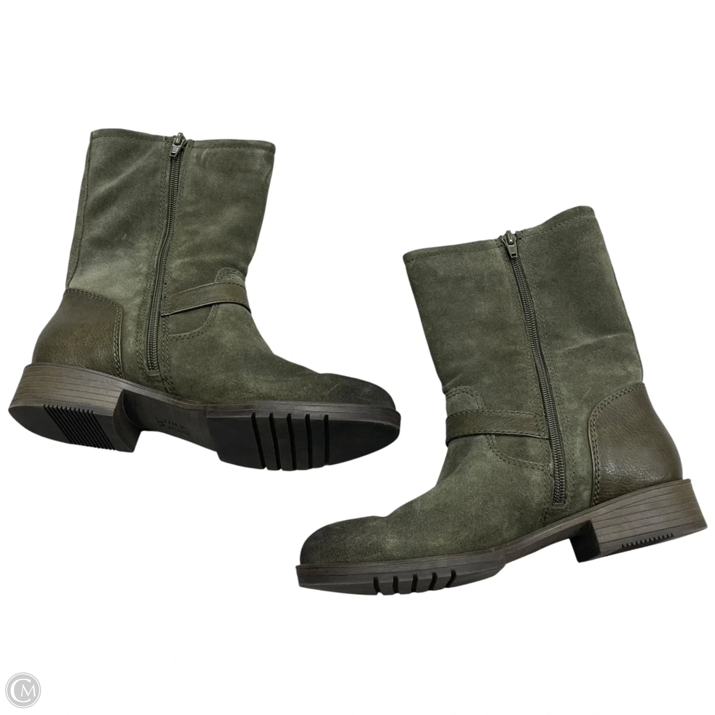 Boots Mid-calf Heels By Naturalizer In Green, Size: 6