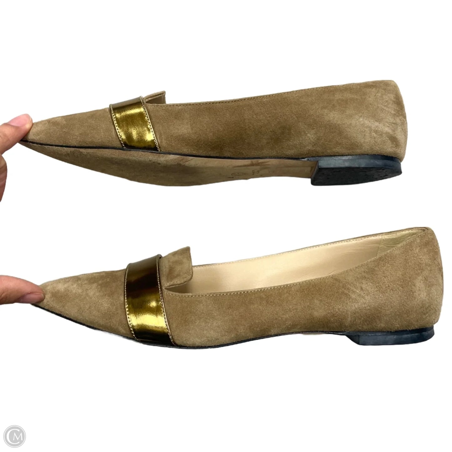 Shoes Flats By M Gemi In Beige, Size: 7.5